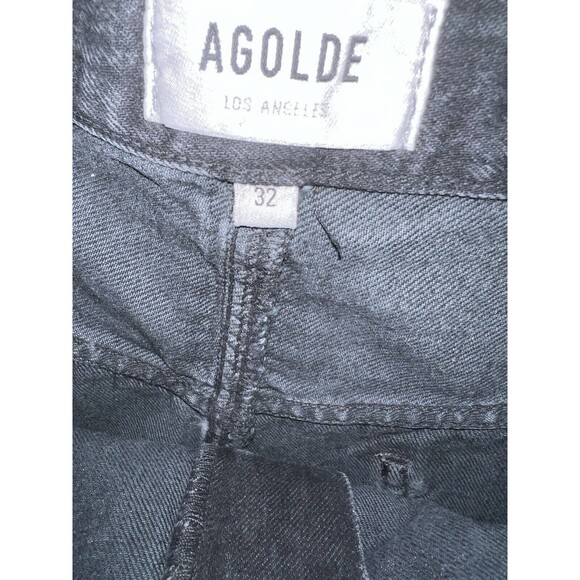 AGOLDE Skirt Womens 12-14 Black Leif Longline Denim Maxi Skirt USA Boho New - Picture 5 of 10